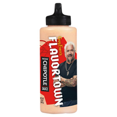 Guy Fieri Flavortown Kickin' Chipotle Sauce, 12 oz