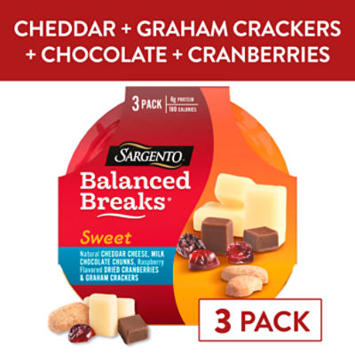 Sargento Balanced Breaks Sweet Snacks, 1.5 oz, 3 Count
