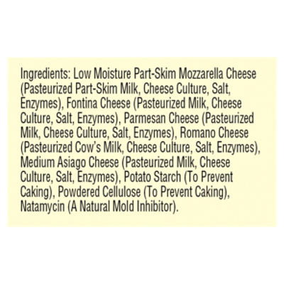 Sargento Reserve Series Traditional Cut Aged Italian Blend Natural Cheese, 6 oz