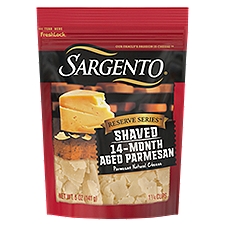 Sargento Reserve Series Parmesan Natural Cheese, Shaved 14-Month Aged, 5 Ounce