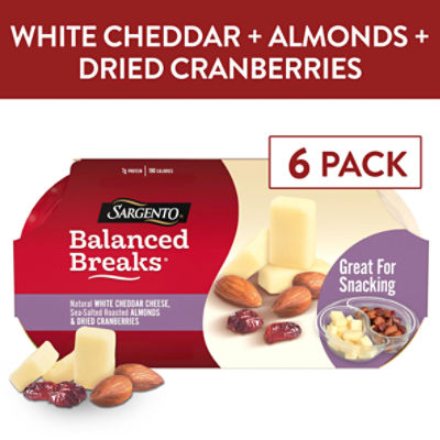 Sargento Balanced Breaks Snacks, 1.5 oz, 6 Count