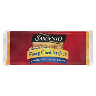 Sargento Sharp CheddarJack Natural Cheese, 8 oz