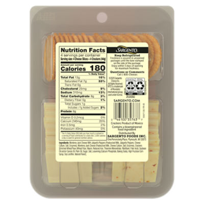 Sargento Shareables Ritz Original Crackers, 16 count, 6 oz