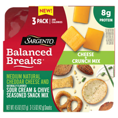 Medium Cheddar Cheese & Chive & Sour Cream