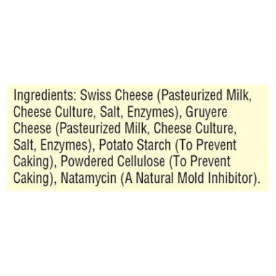 Sargento Shredded Swiss & Gruyere Natural Cheeses, 5 oz