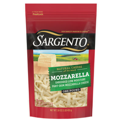 Sargento Shredded Mozzarella Cheese, 16 oz