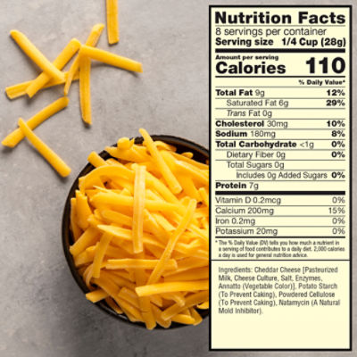 Sargento Traditional Cut Sharp Cheddar Natural Cheese, 8 oz
