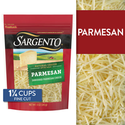 Sargento Fine Cut Parmesan Natural Cheese, 5 oz