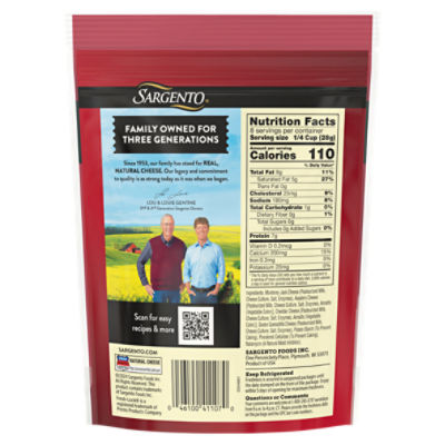 Sargento Traditional Cut 4 Cheese Mexican Natural Cheese, 8 oz