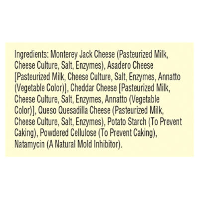 Sargento Traditional Cut 4 Cheese Mexican Natural Cheese, 8 oz