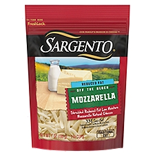 Sargento Reduced Fat Mozzarella Shredded Cheese, 7 Ounce