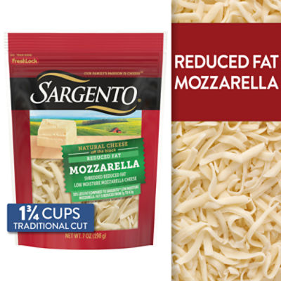 Sargento Traditional Cut Shredded Mozzarella Natural Cheese, 7 oz