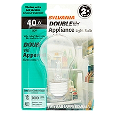 Sylvania Double Life 40W A15 Appliance Light Bulbs
