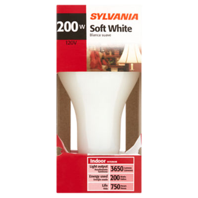 Sylvania 200W A21 Soft White Bulb