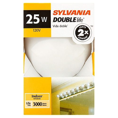 Sylvania Double Life 25W Bulb