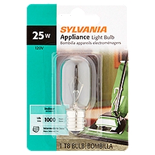 Sylvania 25W T8 Appliance Light Bulb, 1 Each