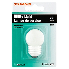 Sylvania 7 1/2 Watts Medium Base Utility Light S11 Bulb, 1 Each
