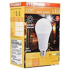 SYLVANIA Night Chaser LED A21 200W Soft White 2700K Frosted 1pk, 1 Each