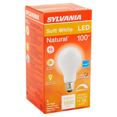 Sylvania Natural Led 100w Soft White A21 Bulb Shoprite