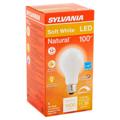 Sylvania Natural LED 100W Soft White A21 Bulb