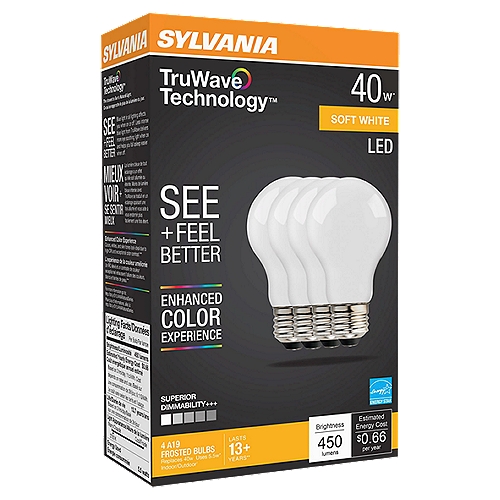 SYLVANIA LED TruWave Technology A19 40W Light Bulb