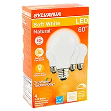 Sylvania Bulbs LED 60W Soft White A19, 1 Each