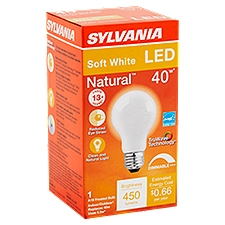Sylvania Bulb LED 40W Soft White A19 Frosted, 1 Each