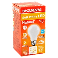 Sylvania Natural LED 75W Soft White A19 Bulb