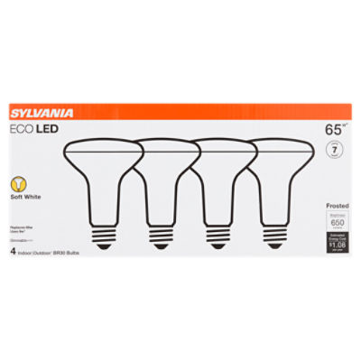 Sylvania ECO Led BR30 Bulbs, 4 count, 4 Each