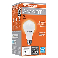 SYLVANIA SMART+ WiFi LED Tunable White 60W A19 1pk, 1 Each