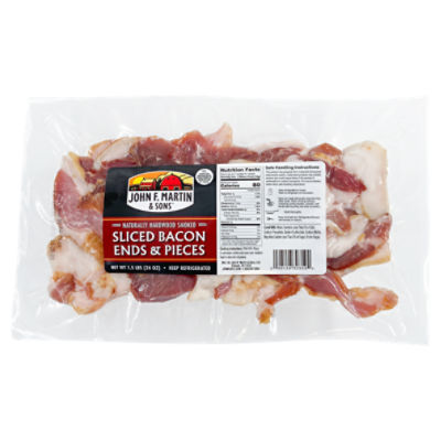 John F. Martin & Sons Sliced Bacon Ends & Pieces, 24 oz