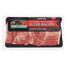 John F. Martin & Sons Bacon, Old Fashioned Hickory Smoked Sliced, 1 Pound