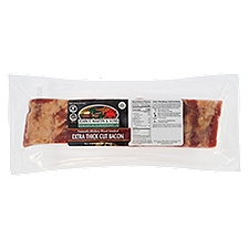 John F. Martin & Sons Naturally Hickory Wood Smoked Extra Thick Cut Bacon, 1.25 lbs, 20 Ounce