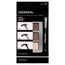 Covergirl Easy Breezy Brow 705 Rich Brown Brow Powder Kit, .008 oz