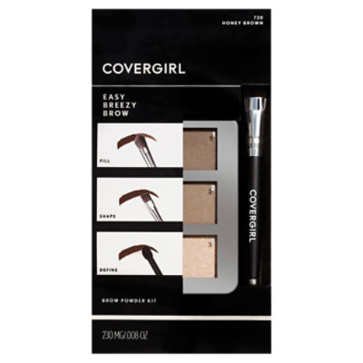 Covergirl Easy Breezy Brow 720 Honey Brown Brow Powder Kit, .008 oz