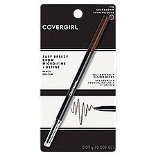 Covergirl Easy Breezy Brow Micro-Fine + Define 710 Soft Brown Pencil, 0.003 oz