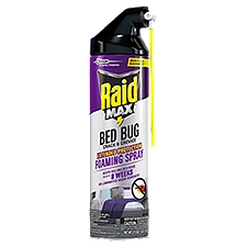 Raid Max Bed Bug Crack and Crevice Extended Protection Foaming Spray, 17.5 oz