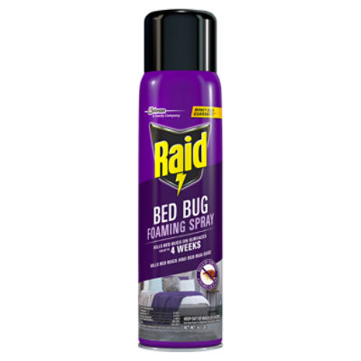 Raid Bed Bug Foaming Spray, Indoor Insecticide Kills Bed Bugs & Eggs, 16.5 oz