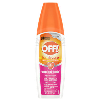 OFF! FamilyCare Tropical Fresh Insect Repellent III, 6 fl oz