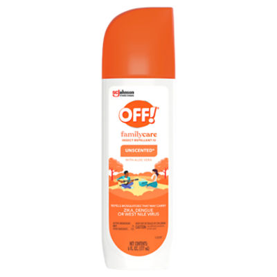 OFF! FamilyCare Mosquito Repellent IV, Unscented, 6 oz, 1 ct