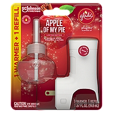 Glade PlugIns Apple of My Pie Scented Oil, Warmer and Refill, 1 Each