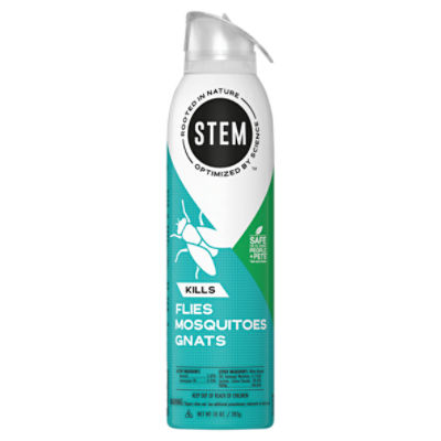 STEM Kills Flies, Mosquitoes & Gnats, Plant-based Active Ingredient Insect Killer, 10 oz, 10 Ounce