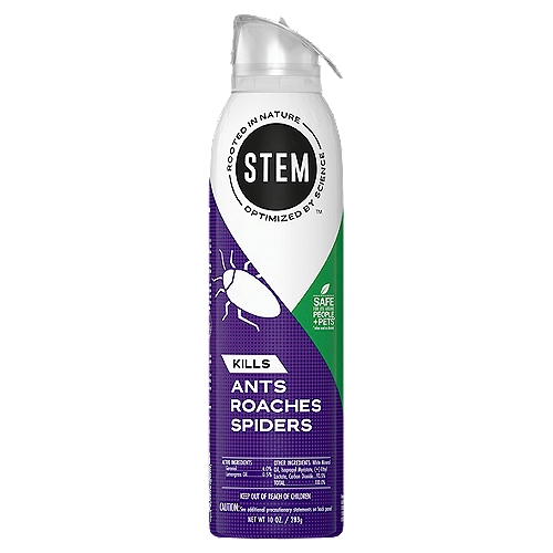 STEM Kills Ants, Roaches and Spiders: botanical insecticide for indoor and outdoor use; 10 oz. 1 pc
