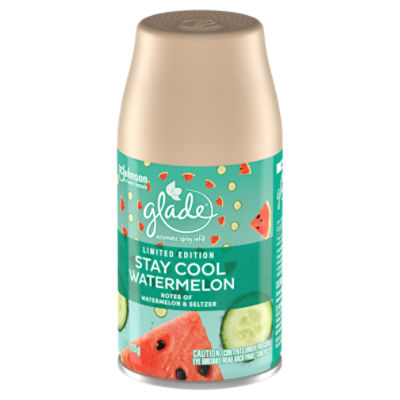 Glade Automatic Spray Refills, Stay Cool Watermelon, Spring Limited  Collection, 6.2 oz - ShopRite