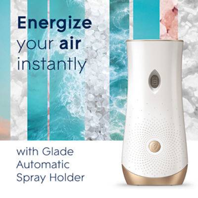 Glade Automatic Air Freshener Spray Refill Holder Unit Home & Bathroom  White