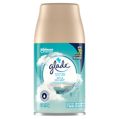 Glade Sky & Sea Salt Automatic Spray Refill Air Freshener, 6.2 oz