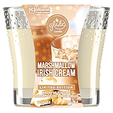 Glade Marshmallow Irish Cream, Candle, 3.4 Ounce