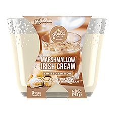 Glade Marshmallow Irish Cream 3 Wick, Candle, 6.8 Ounce