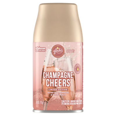 Glade Champagne Cheers Automatic Spray Refill Limited Edition, 6.2 oz