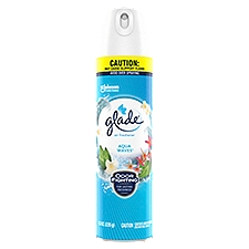Glade Aerosol Spray, Air Freshener for Home, Aqua Waves Scent with Essential Oils 8.3 oz, 8.3 Ounce